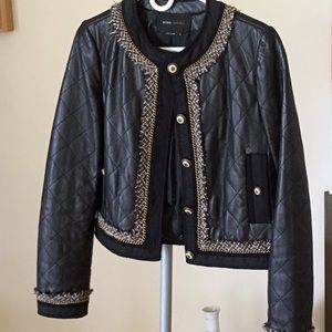 BCBG leather jacket